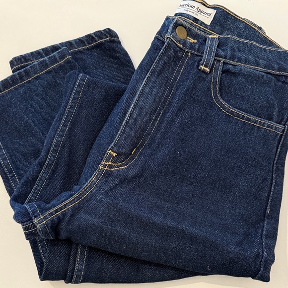 American Apparel Denim - 📦 MOVING SALE: American Apparel High Waisted Indigo Denim Jeans